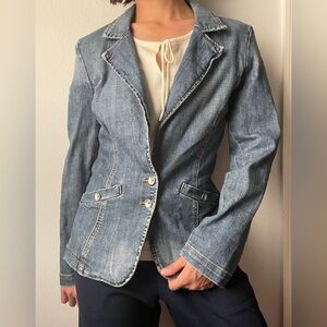 St. John Sport vintage denim blazer
